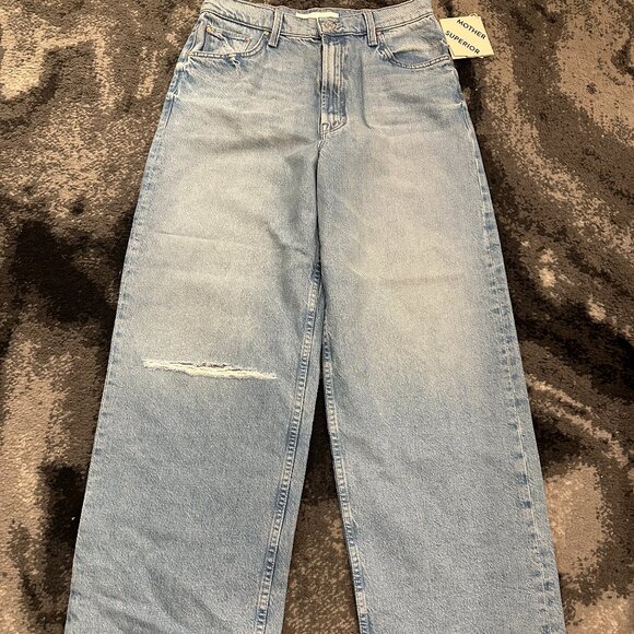 Mother Superior High Waisted Spinner Zip Chew We Bounced Jeans - Picture 5 of 11